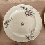Set of 4 porcelain dessert plates