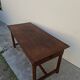 Rustic monastery farmhouse table, antique, 19th century, made of walnut.