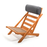 Fauteuil à dossier haut CH-03 par Hans J. Wegner