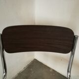 Pair of cantilever chairs from the 80s bauhaus style