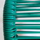 Fauteuil de jardin en métal et scoubidou vert