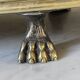 Old repoussé brass planter