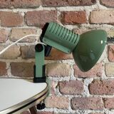 Green lamp with vice, ART,  1980s.