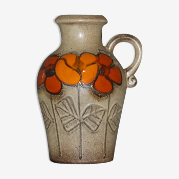 Vase en céramique fleurs