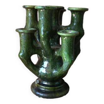 Tamegroute pottery candle holder