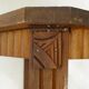 Small wooden Art Deco side table.