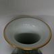 Large vase in green faience and gold Germany Handverfahren magic