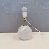 Beautiful table lamp, model Misty by Torben Jørgensen, Holmegaard Glassworks Denmark 1980.