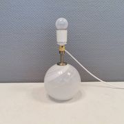 Beautiful table lamp, model Misty by Torben Jørgensen, Holmegaard Glassworks Denmark 1980.