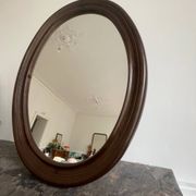 Syla vintage oval mirror