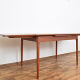Mid-century danish teak extendable dining table, 1960s
