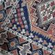 Antique Persian Afshar rug 115cm x 142cm 1920s - 1C1237