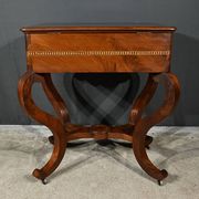 Coiffeuse en Ronce d’Acajou, époque Restauration – Début XIXe