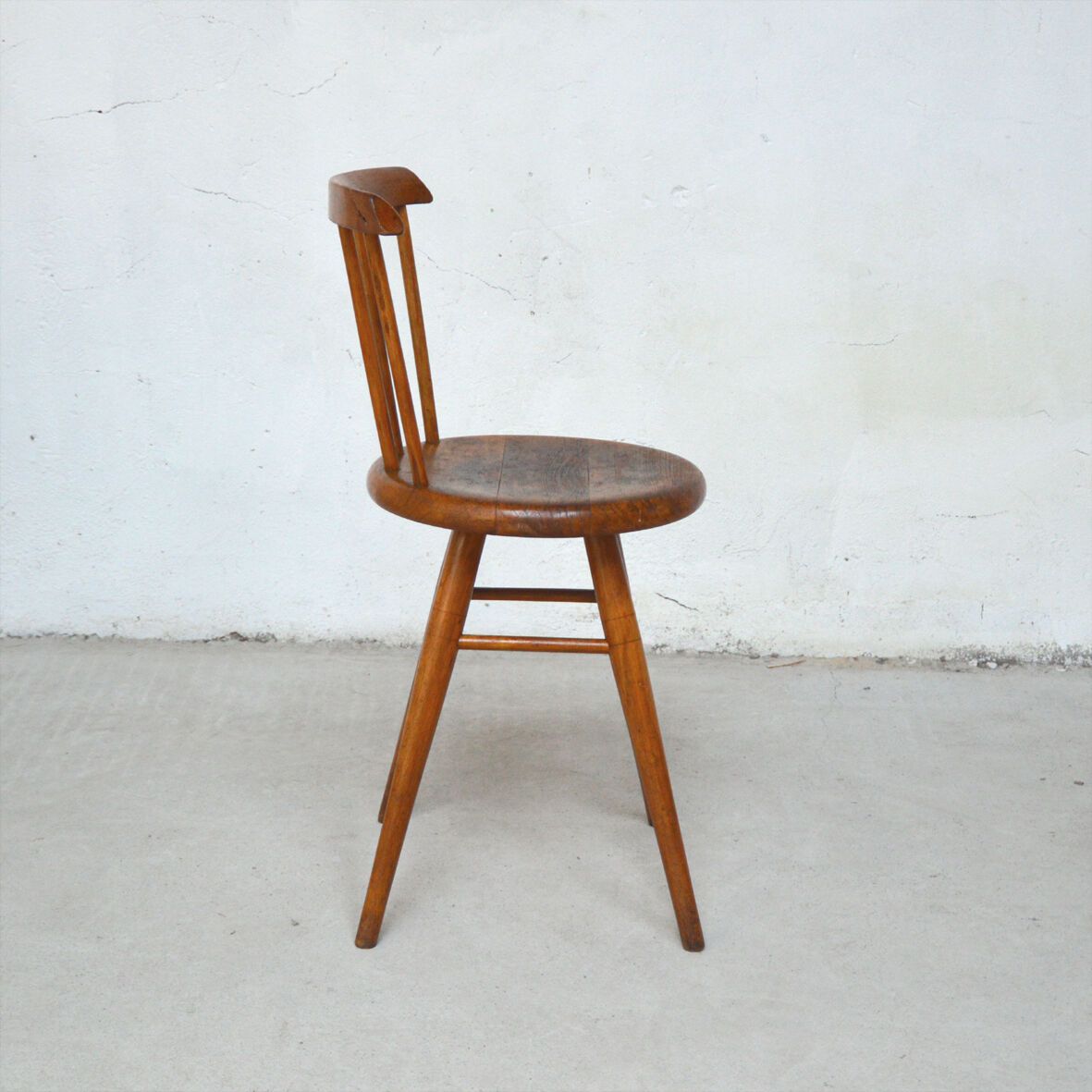 Old wooden workshop chair