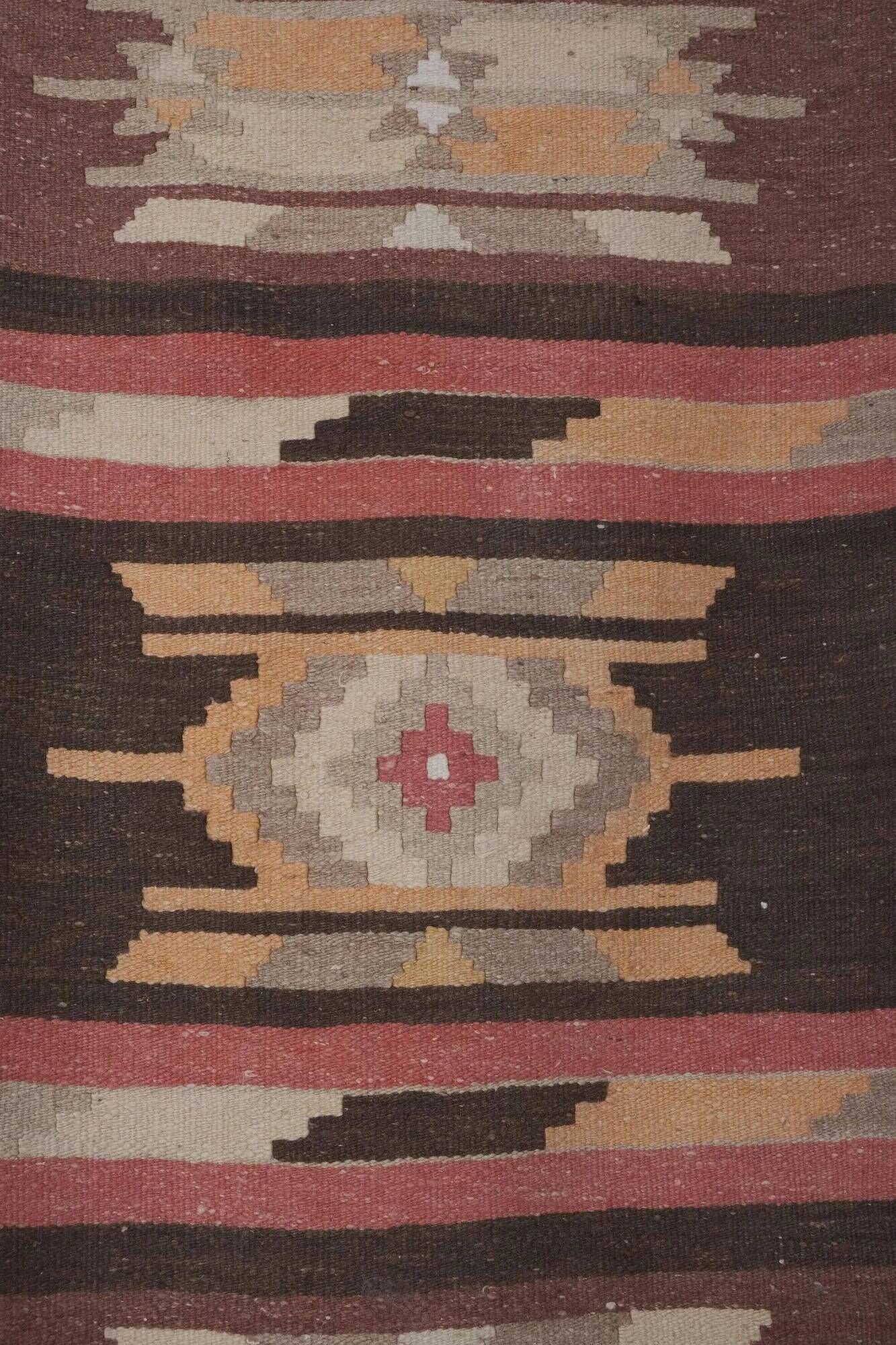 Vintage Turkish hallway rug 78x728 cm