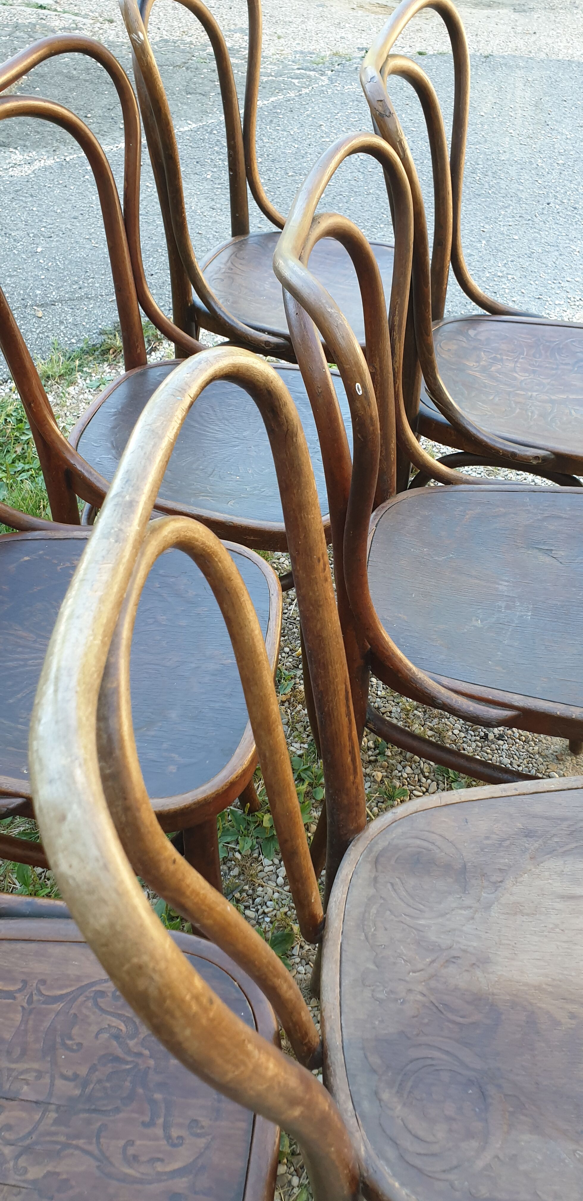 10 chaises Jacob & Joseph Kohn en bois courbé 1900