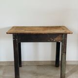 Wabi sabi patinated table