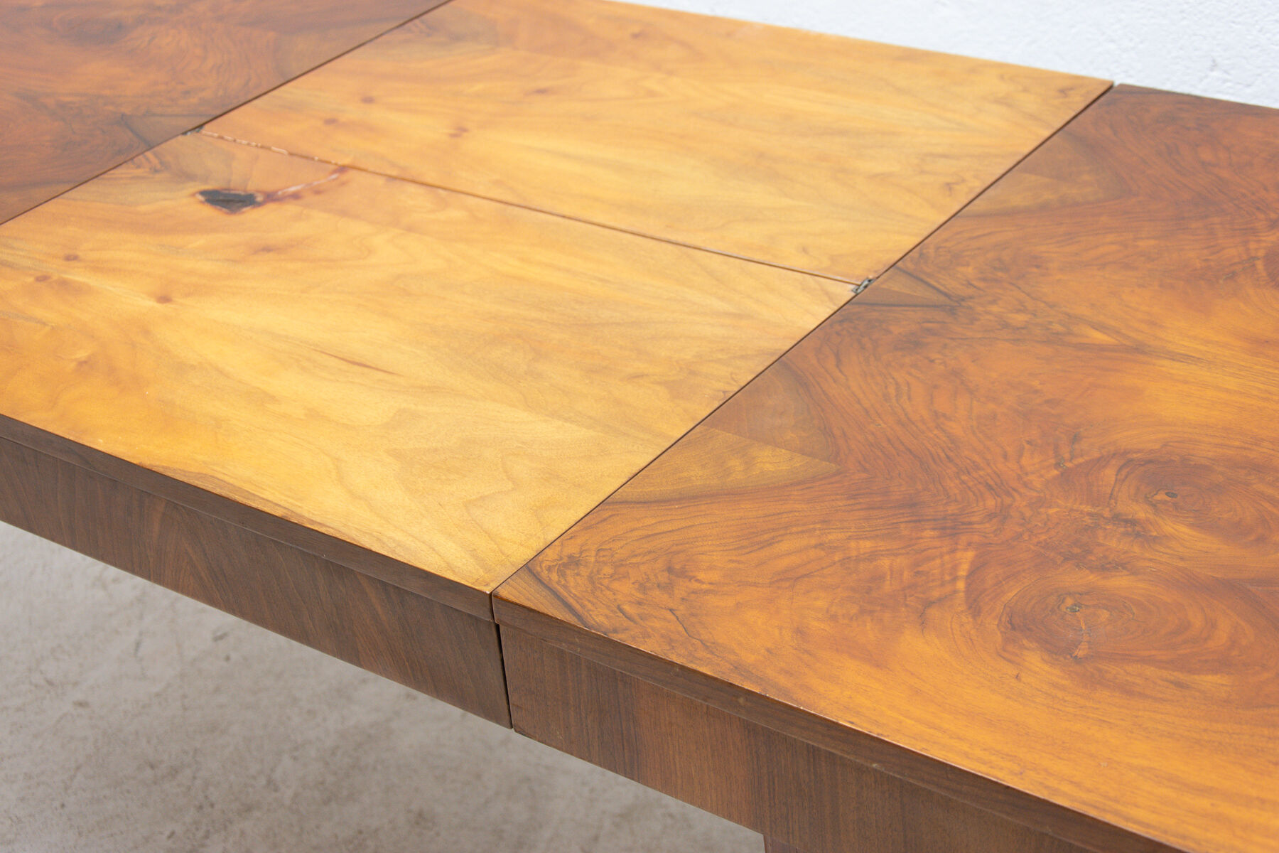 Adjustable dining table by Jindřich Halabala, 1950s