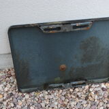 Enamelled sign Stop at 100 m