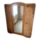 Armoire art deco en bois sculpté