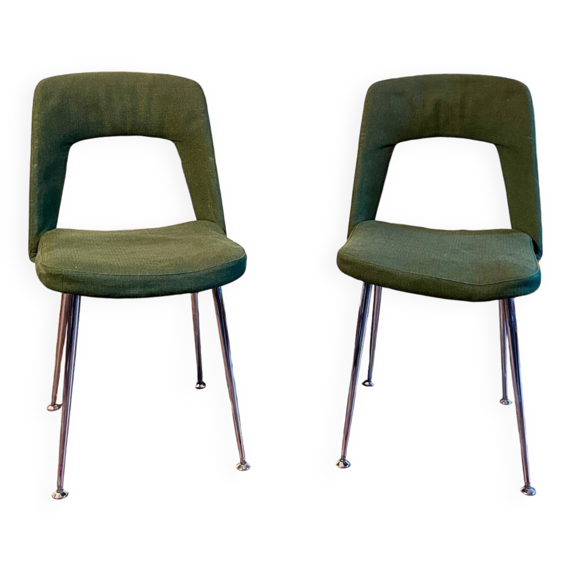 2 chaises de conférence vintage
