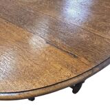 Vintage wooden table (foldable) / drop-leaf table / console