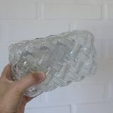 Appliques vintage, lot de 3 appliques murales, plafonnier encastré