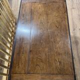 Wooden table with gateleg flaps
