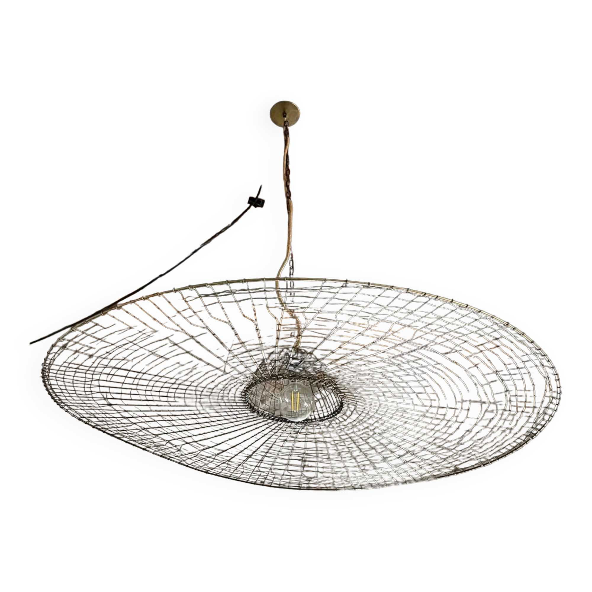 Chandelier / suspension in metal wires