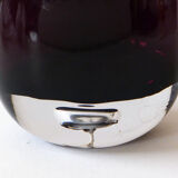 Vase en verre violet