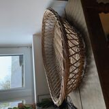 Large wicker tray