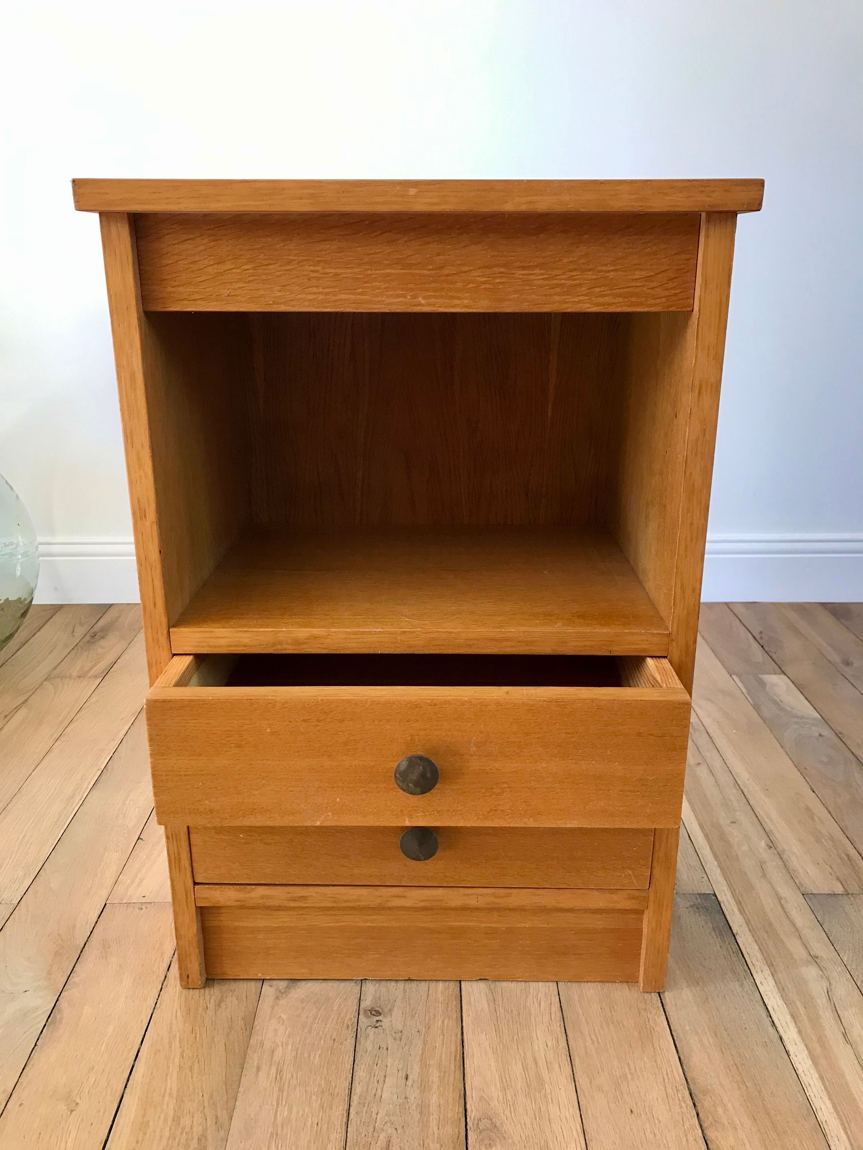 Storage in oak veneer 50s