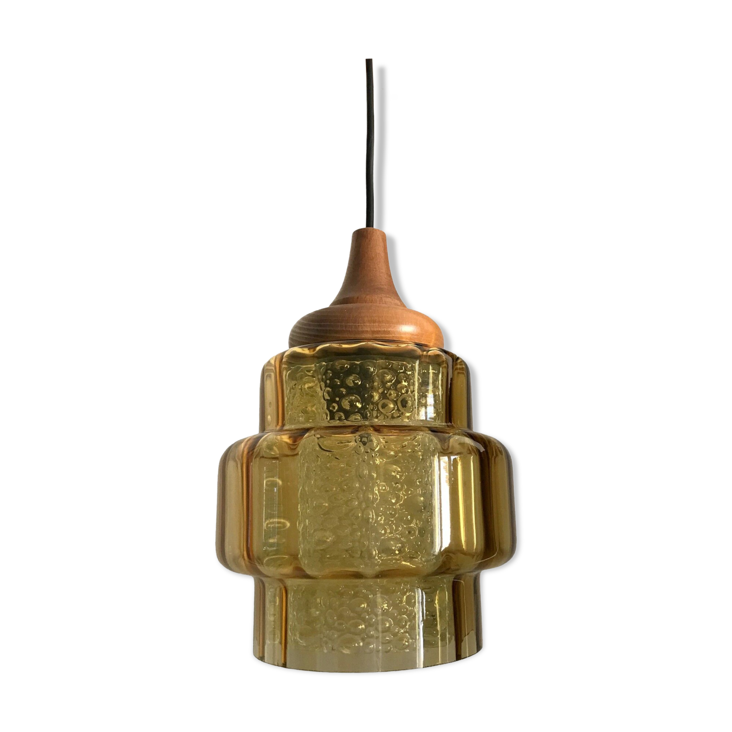 Vintage Scandinavian pendant lamp 60s Carl Fagerlund