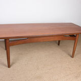 Danish teak coffee table by HE Mobler 1960