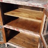 Ancien garde manger en teck birman