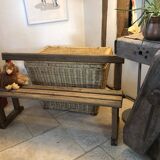 Wooden children's bench