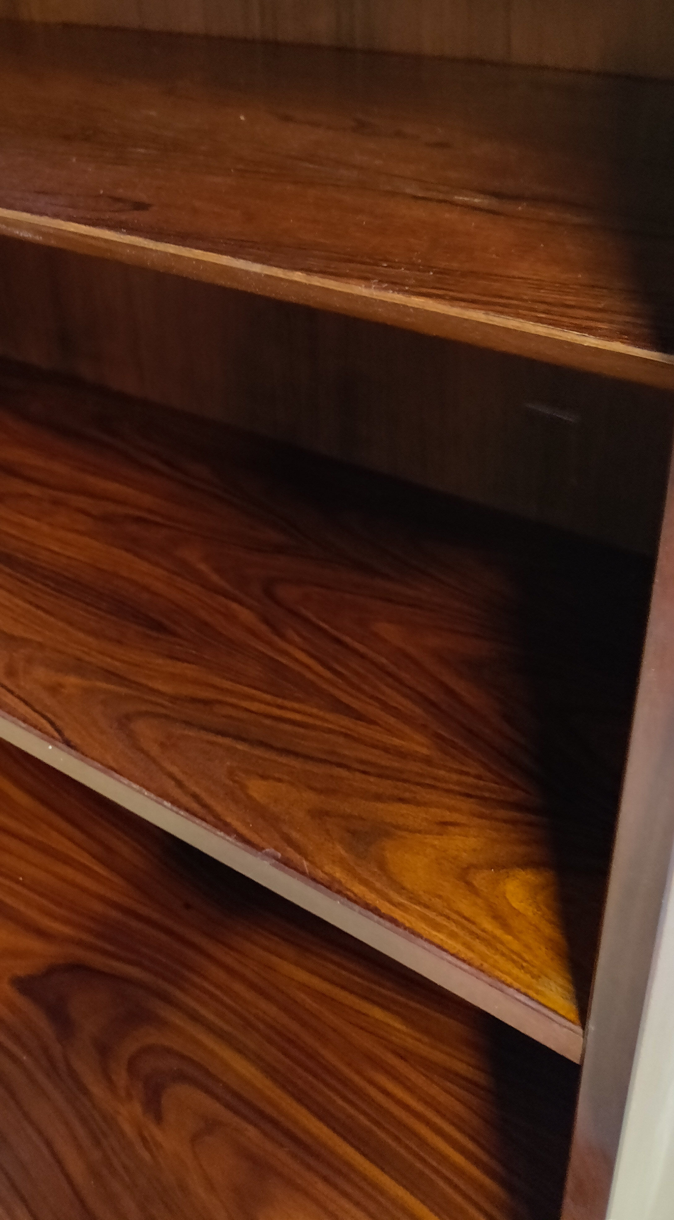 Designer bookcase Poul Hundevad 1960 Denmark mahogany