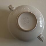 Set of 10 hollow Festons ear bowls by Pierre Motton for Gien 1970