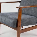 Vintage Black Club Armchair, 1970s
