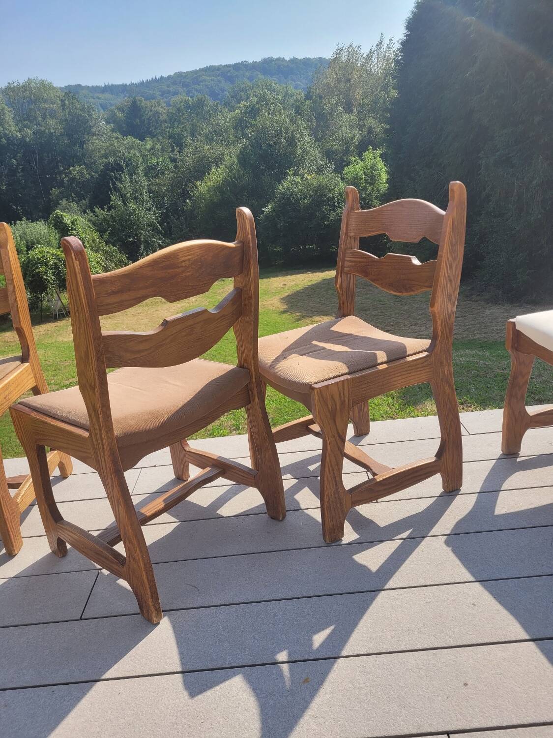 4 Guillerme and Chambron chairs