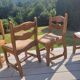 4 Guillerme and Chambron chairs
