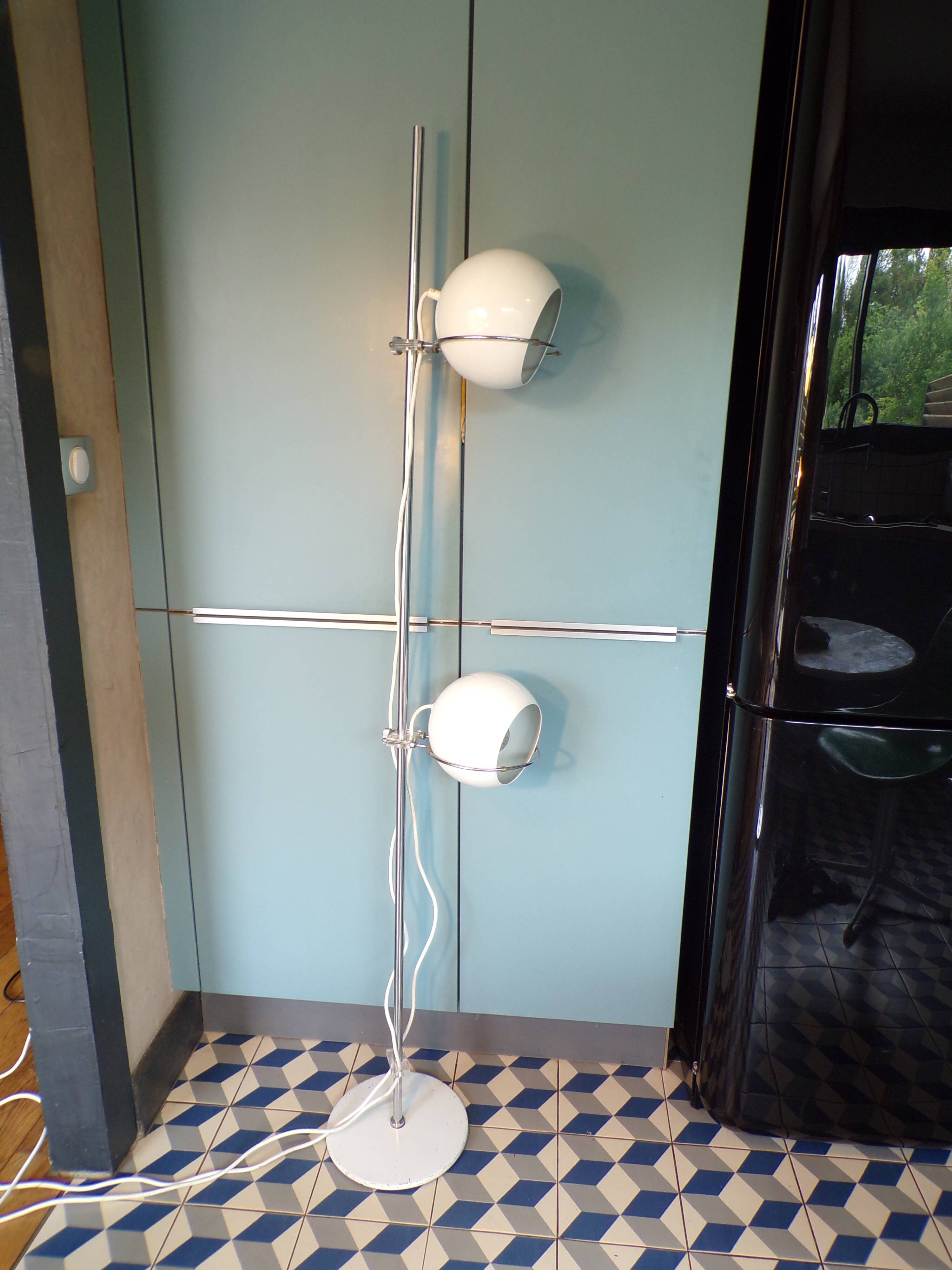 Eye-ball style floor lamp Reggiani