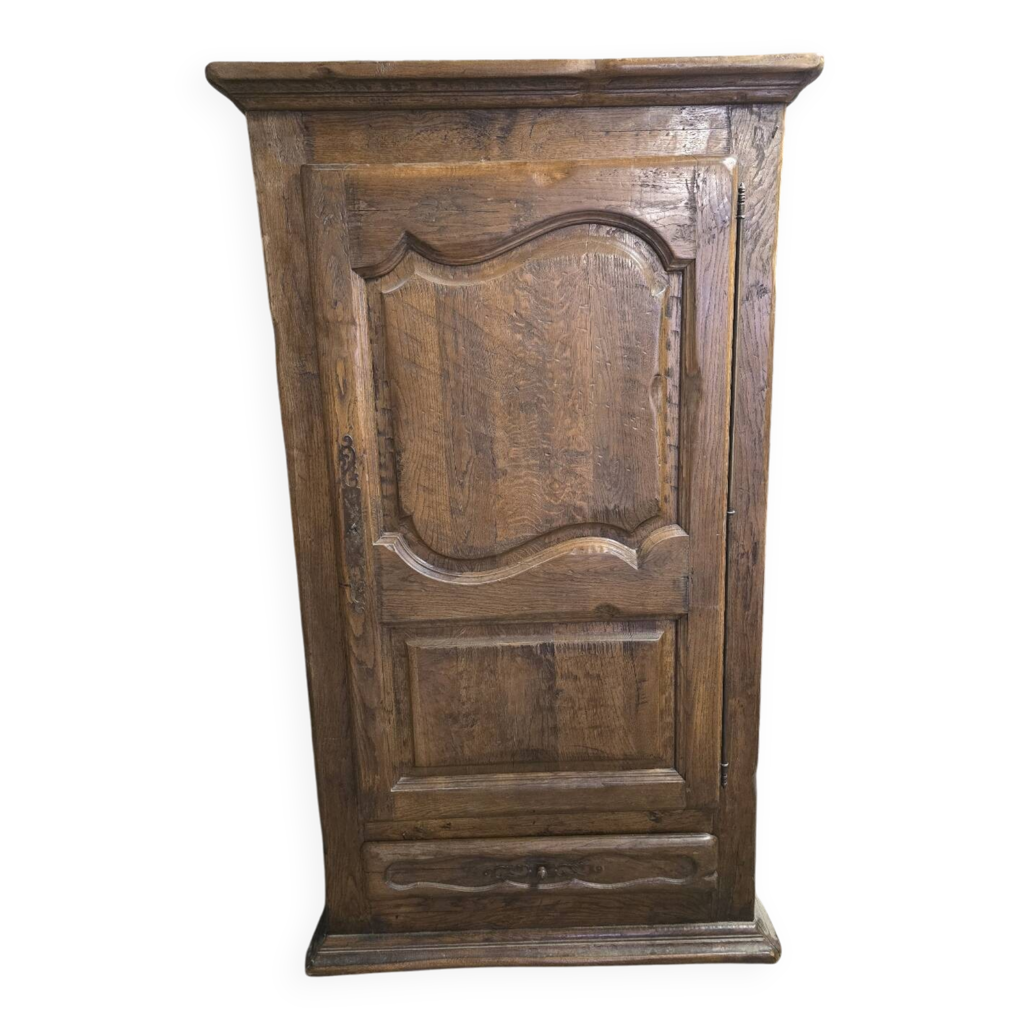 Antique oak bonnetière – 19th century