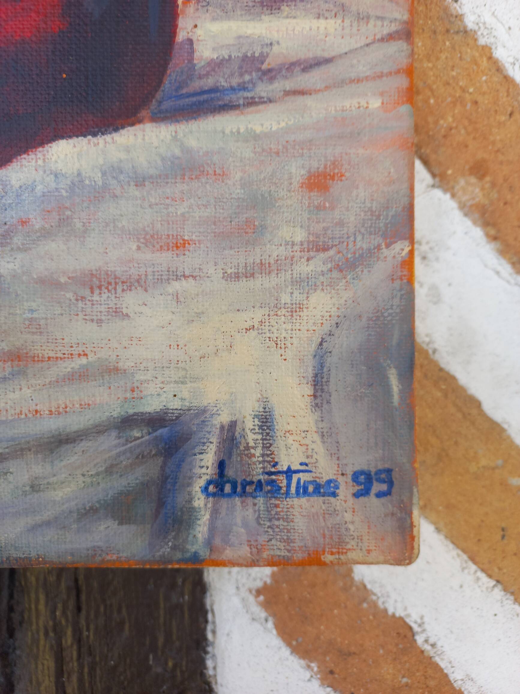 Oil painting still life