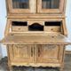 Provençal display cabinet in solid cherry wood, Louis XV style.