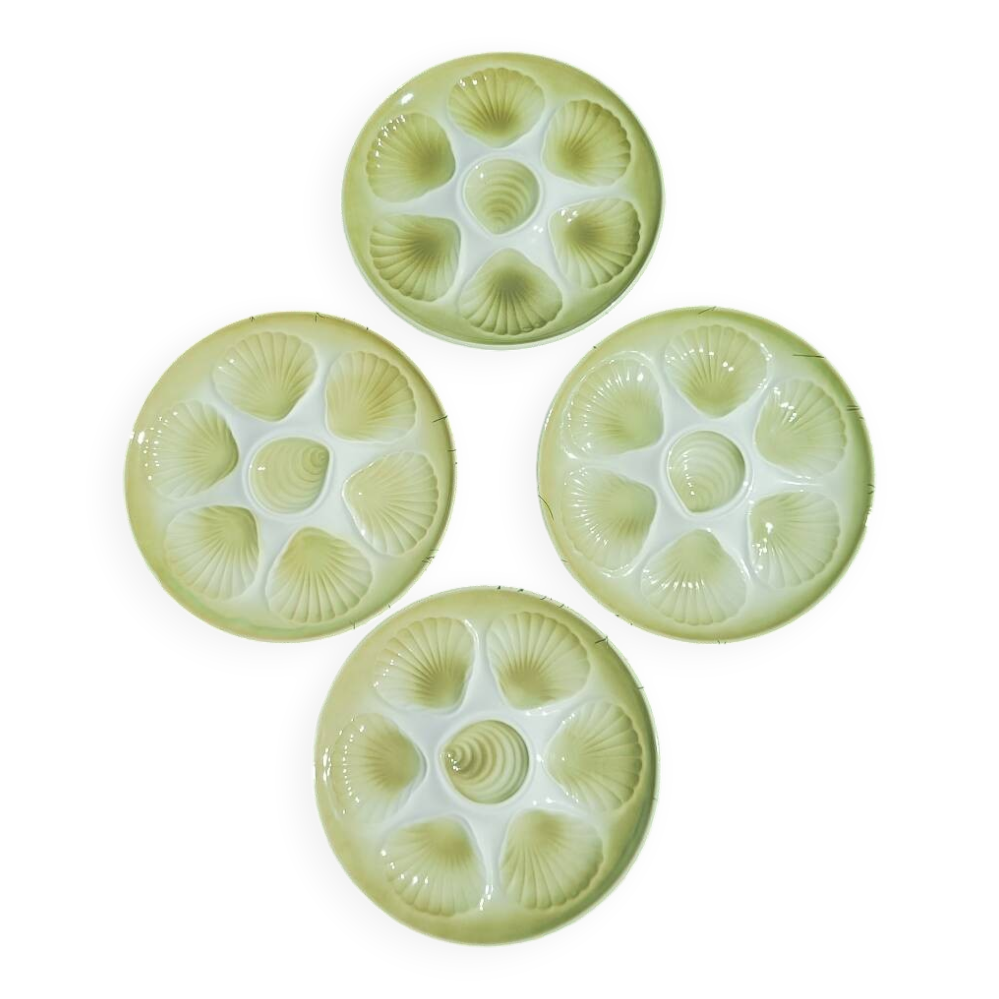 Seafood earthenware plates