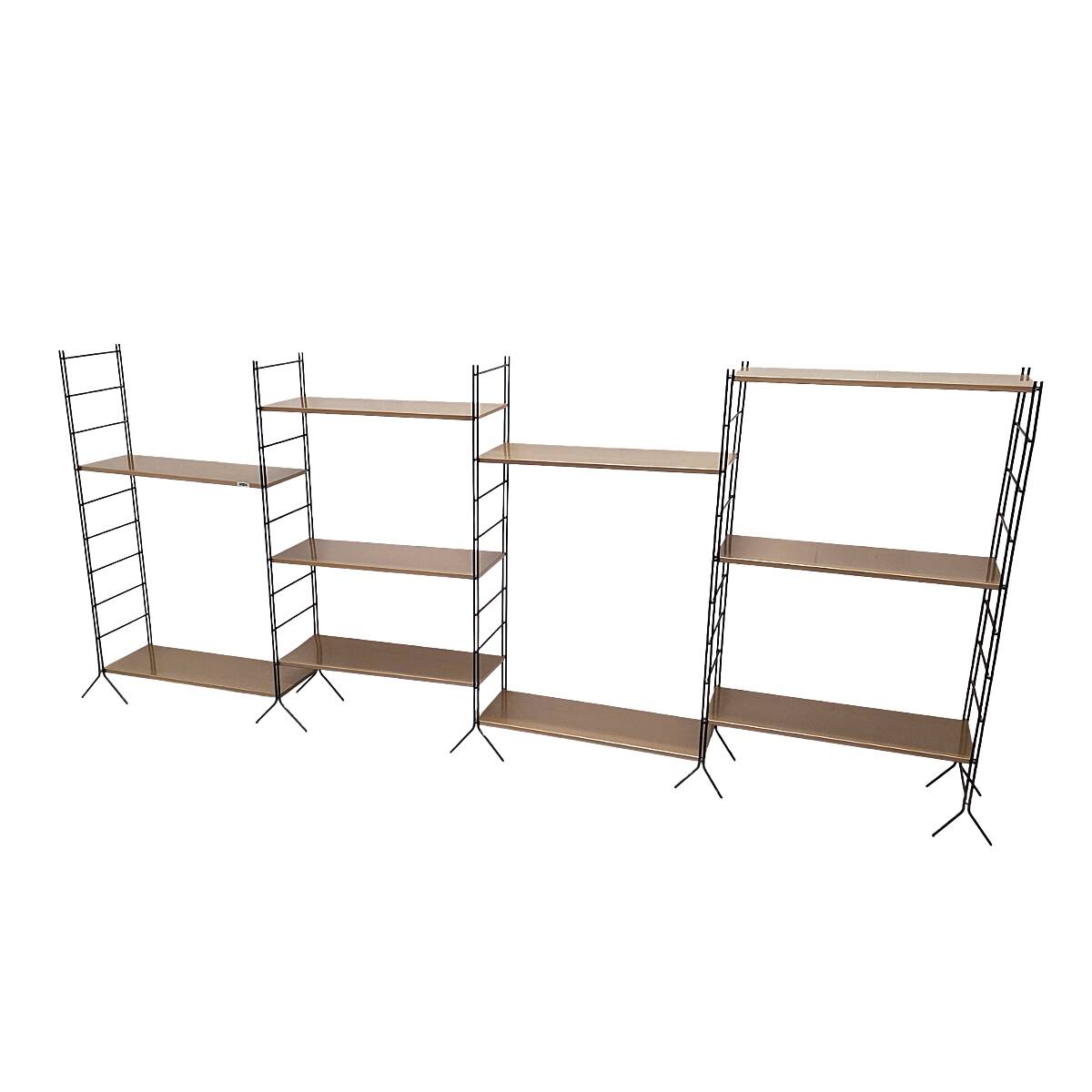 Vintage French Modular Cadeva Shelf, 1970s