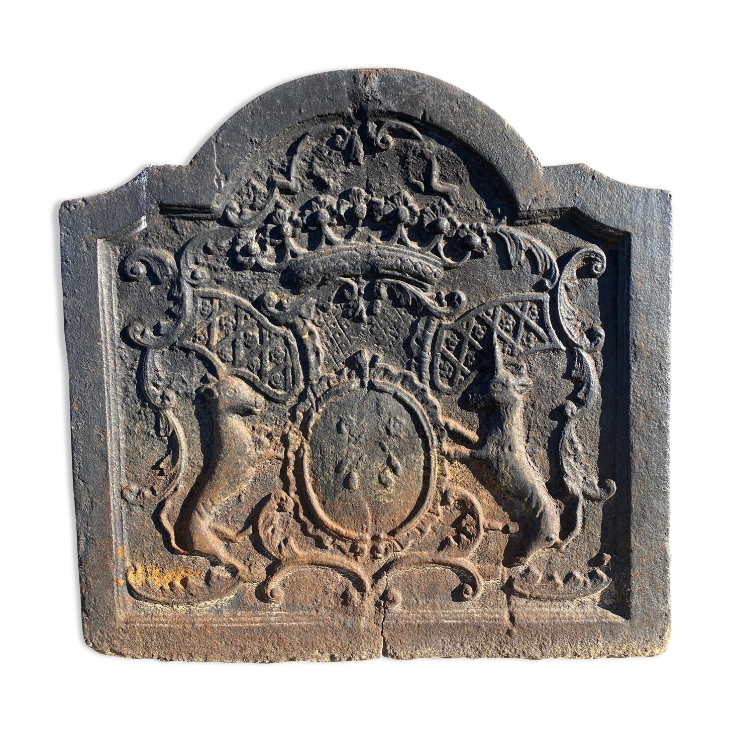 Castle unicorn fireplace plate