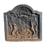 Castle unicorn fireplace plate