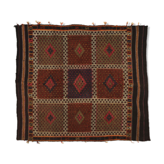 Tapis kilim anatolien fait à la main 170 cm x 153 cm